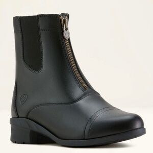 ARIAT scout zip paddock black leather comfortable riding boots